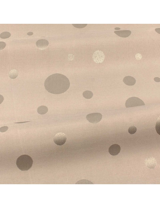 Tissus d'ameublement antitaches à pois taupe