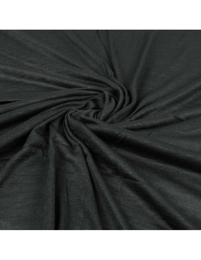 Coupon jersey uni noir 300 x 137 cm Coupon jersey uni noir 300 x 137 cm