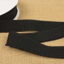 Elastique bord-côte noir 40 mm