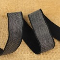 Elastique métal noir/argent 40 mm