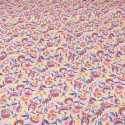 Tissu viscose végétal violet Tissu viscose végétal violet