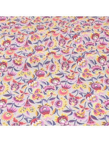 Tissu viscose végétal violet