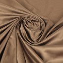 Tissu viscose uni brun