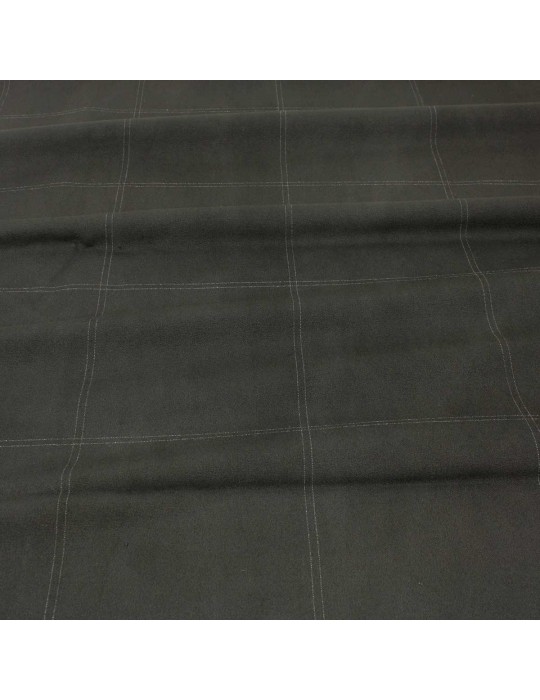 Coupon habillement quadrillage noir 300 x 140 cm
