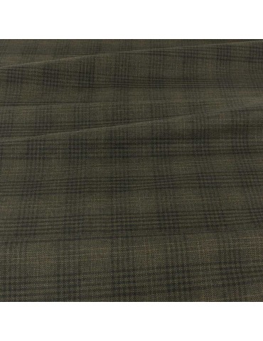 Coupon habillement carreaux vert 300 x 140 cm