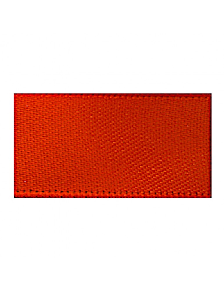 Ruban satin double face 38 mm orange
