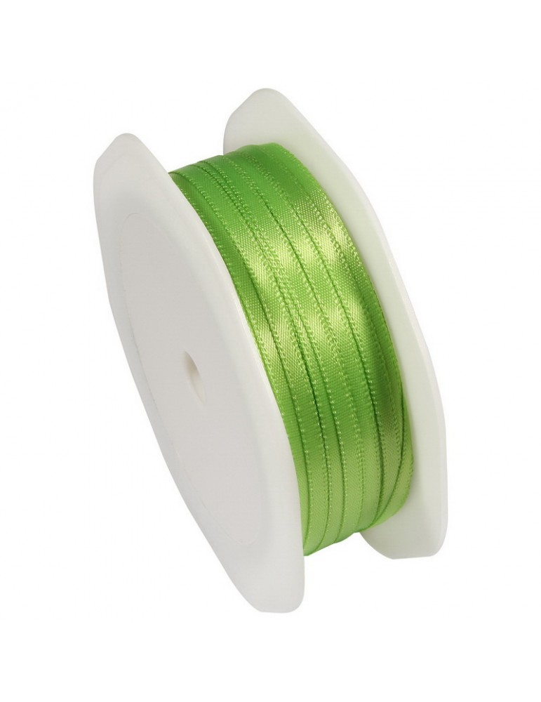 Ruban satin double face 38 mm vert
