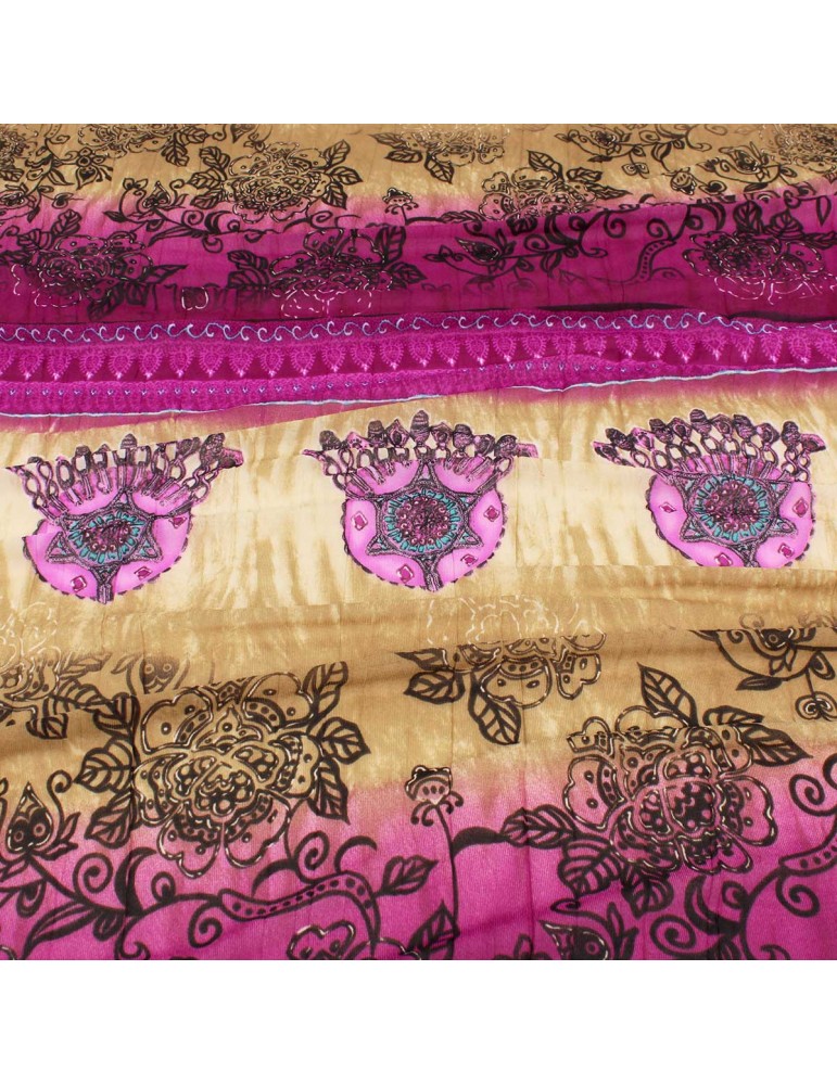 Coupon tissu maille imprimé fuchsia 300 x 135 cm Coupon tissu maille imprimé fuchsia 300 x 135 cm