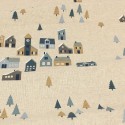Coupon demi panama sapin/maison beige 50 x 140 cm Coupon demi panama sapin/maison beige 50 x 140 cm