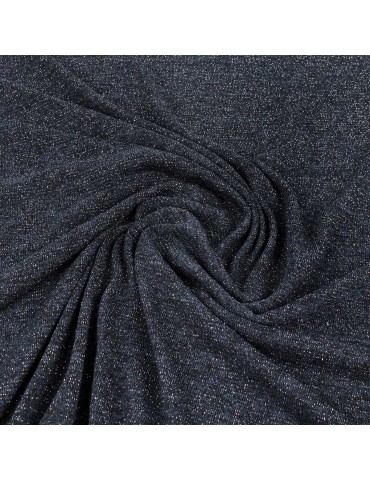 Coupon jersey marine pailleté 300 x 150 cm