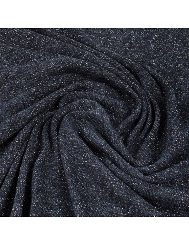 Coupon jersey marine pailleté 300 x 150 cm