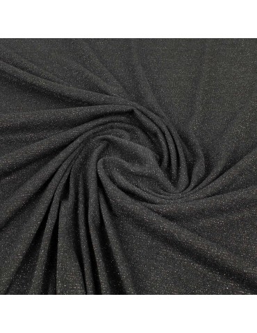 Coupon jersey noir pailleté 300 x 150 cm