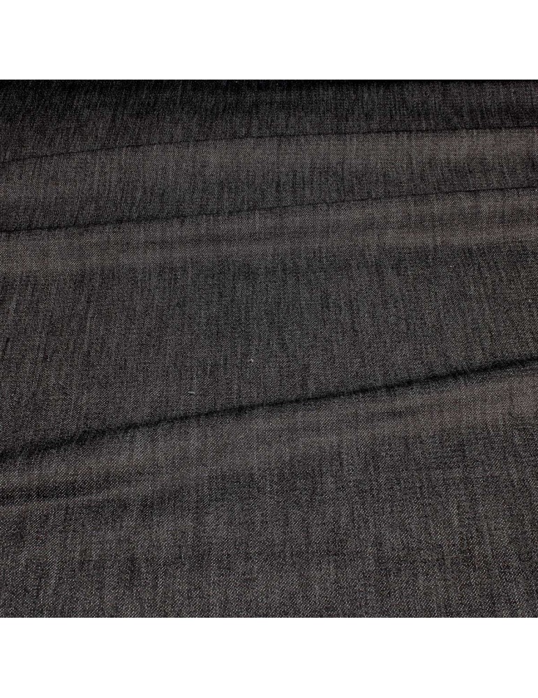 Tissu jean coton/élasthanne 145 cm noir Tissu jean coton/élasthanne 145 cm noir
