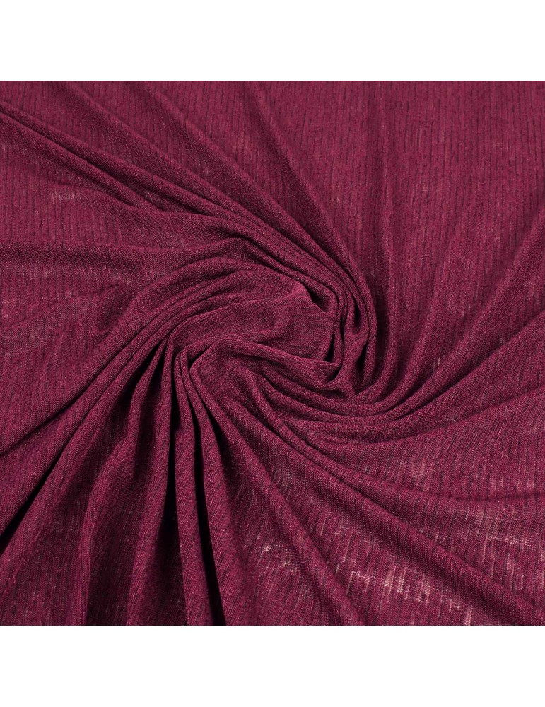 Coupon jersey rayures bordeaux 300 x 145 cm Coupon jersey rayures bordeaux 300 x 145 cm