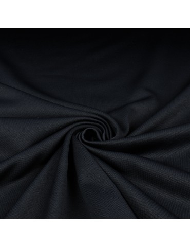 Tissu jersey polyester uni marine