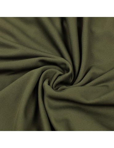 Coupon jersey uni kaki 300 x 150 cm