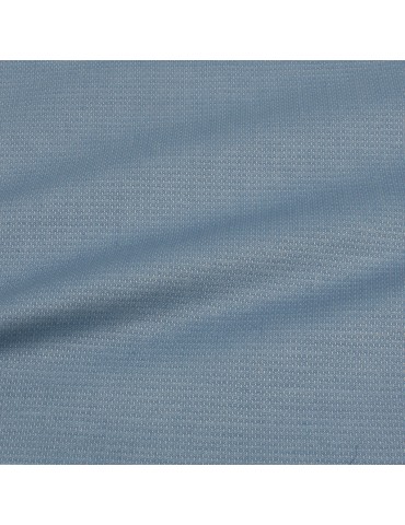 Coupon coton mini chevrons bleu 50 x 150 cm