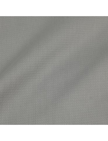 Coupon coton mini chevrons gris 50 x 150 cm