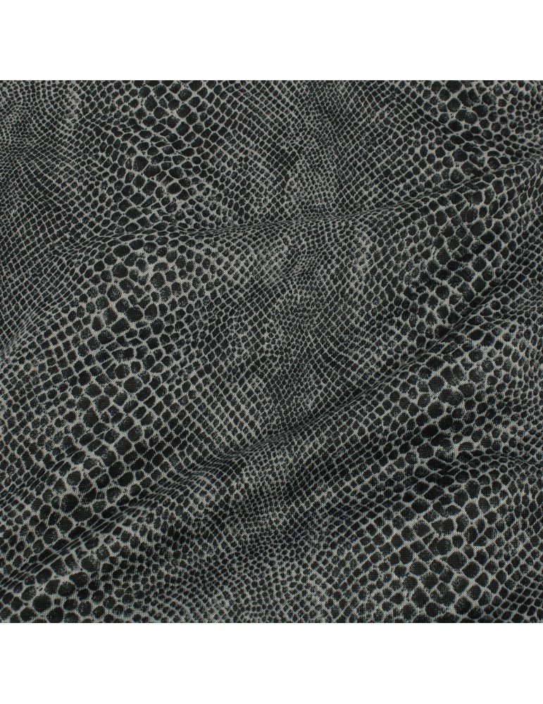 Coupon jersey serpent gris 300 x 150 cm