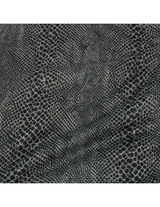 Coupon jersey serpent gris 300 x 150 cm