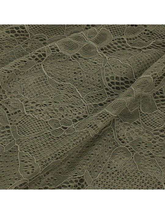Coupon dentelle floral tilleul 300 x 150 cm