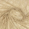 Tissu dentelle doré/beige