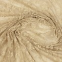Tissu dentelle doré/beige