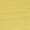 Tissu dentelle uni jaune