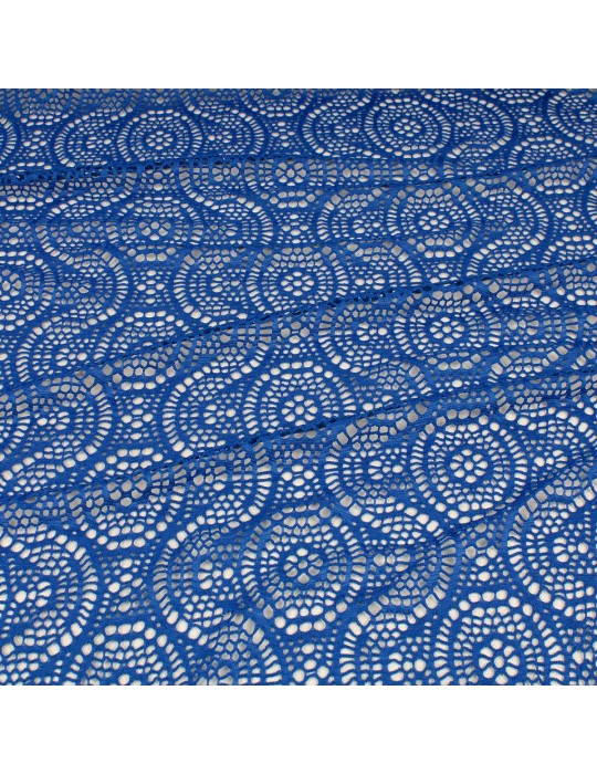 Tissu filet bleu