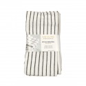 Set 4 torchons mini rayures noires 45 x 60 cm Set 4 torchons mini rayures noires 45 x 60 cm