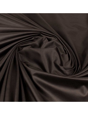 Tissu viscose uni brun