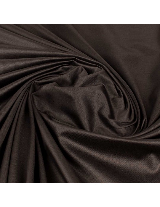 Tissu viscose uni brun