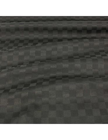 Tissu polyester antitaches gris/noir