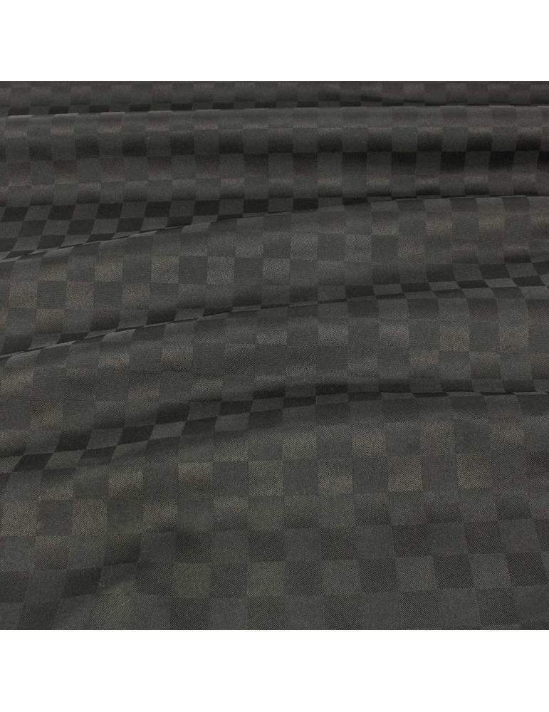 Tissu polyester antitaches gris/noir Tissu polyester antitaches gris/noir