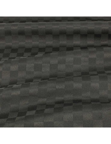 Tissu polyester antitaches gris/noir