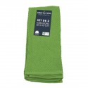 Set de 2 torchons éponge vert 40 x 65 cm Set de 2 torchons éponge vert 40 x 65 cm