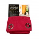 Rideau thermique occultant rouge 140 x 260 cm Rideau thermique occultant rouge 140 x 260 cm