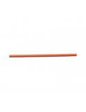 Lacet aspect cuir 2 mm orange