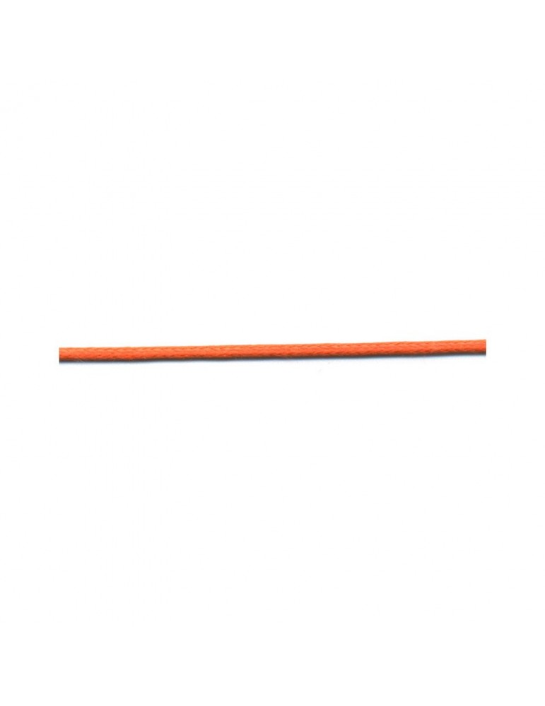 Lacet aspect cuir 2 mm orange