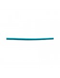Lacet aspect cuir 2 mm bleu Lacet aspect cuir 2 mm bleu