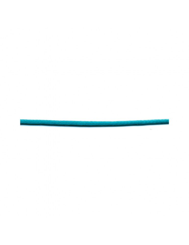 Lacet aspect cuir 2 mm bleu Lacet aspect cuir 2 mm bleu