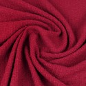 Tissu lainage uni bordeaux