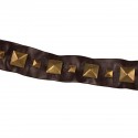 Galon fantaisie (bobine) marron