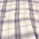 Coupon 100 % coton 300 x 150 cm violet/blanc Coupon 100 % coton 300 x 150 cm violet/blanc