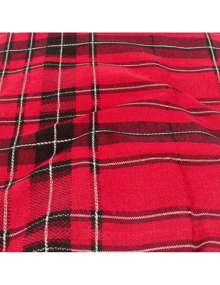 Coupon 100 % coton 300 x 150 cm rouge Coupon 100 % coton 300 x 150 cm rouge