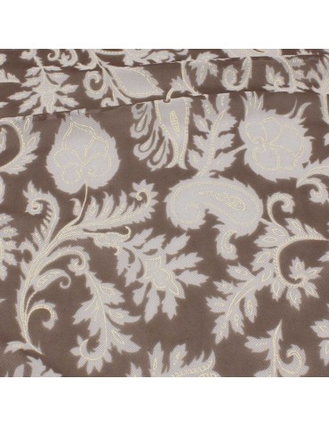 Coupon tissu maille imprimé beige 300 x 150 cm