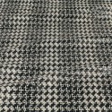 Toile frappée imprimée écru/noir Toile frappée imprimée écru/noir
