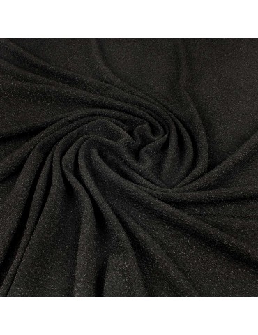 Tissu jersey uni noir