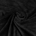 Tissu velours uni noir Tissu velours uni noir
