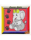 Kit canevas enfant gros point 15x15cm multicolore Kit canevas enfant gros point 15x15cm multicolore